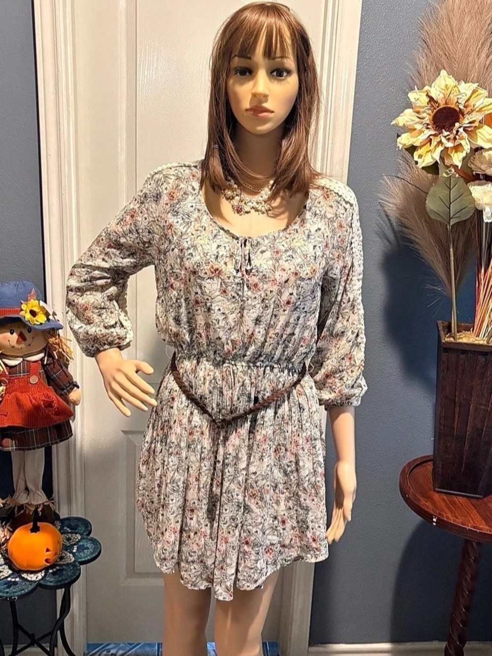 American Rag Cie Floral Mini Dress Size Small